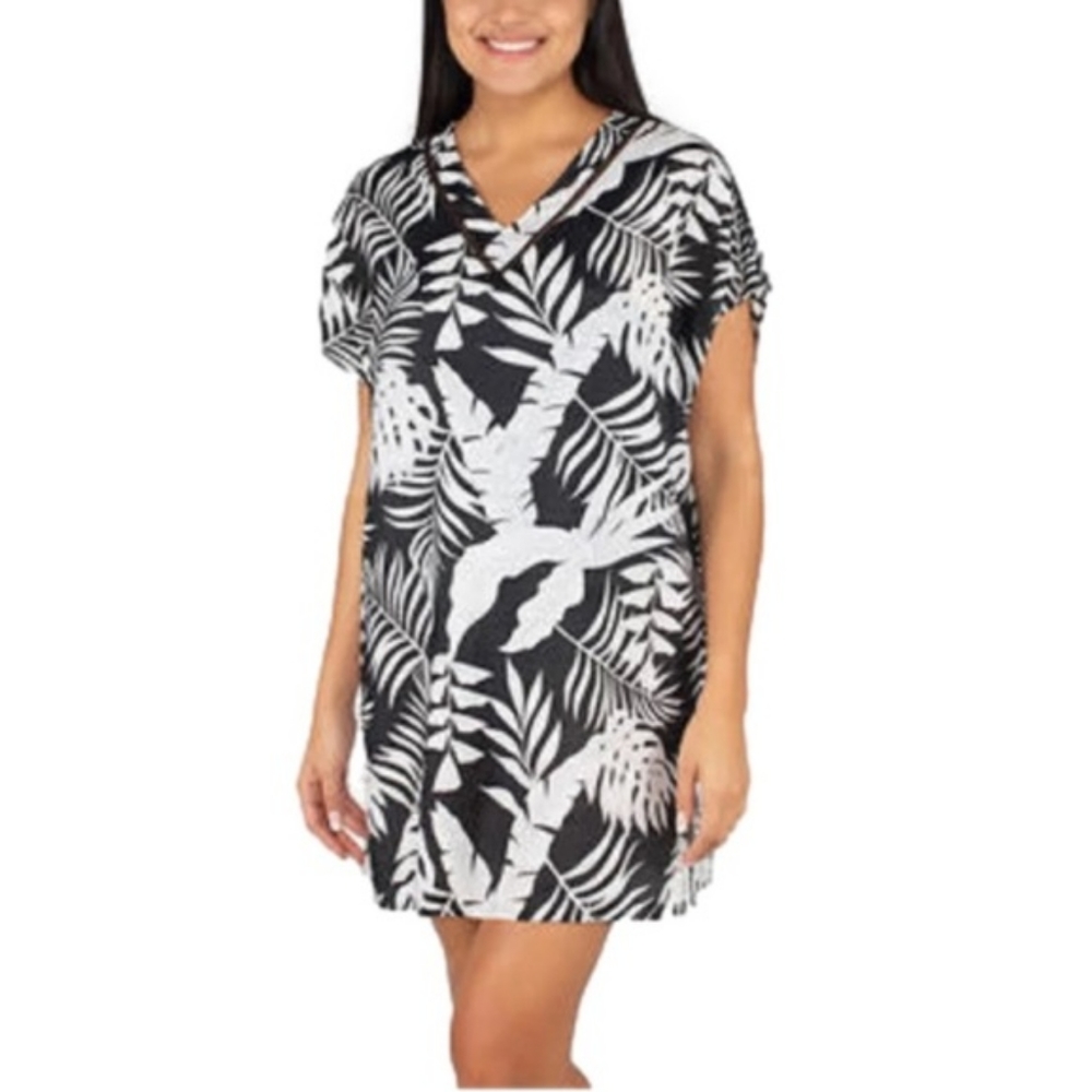 Tahari Beach coverup